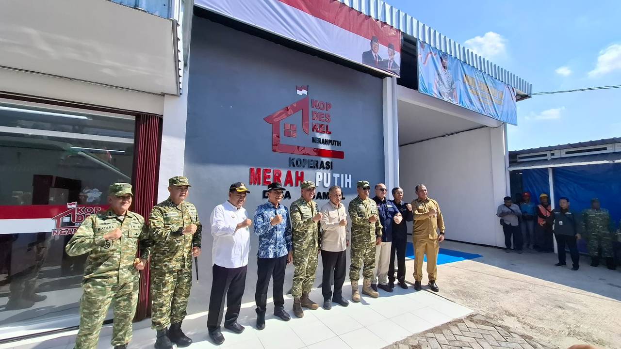Cek Kesiapan Operasional KDMP Menkop, Wakil Panglima TNI dan Dirut Agrinas ke Bojonegoro