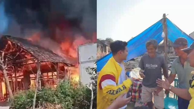 Aksi Peduli AMPG Bojonegoro Untuk Korban Kebakaran di Temayang