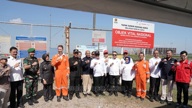 KSP Dudung Abdurachman melakukan kunjungan di CPF ExxonMobil Cepu Limited, Selasa (7/7). Foto : dok./ Rinna H.