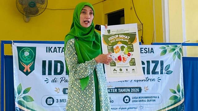 Edukasi Gizi Seimbang Untuk Generasi Sehat dari IIDI Bojonegoro. Foto : dok./Rinna H.